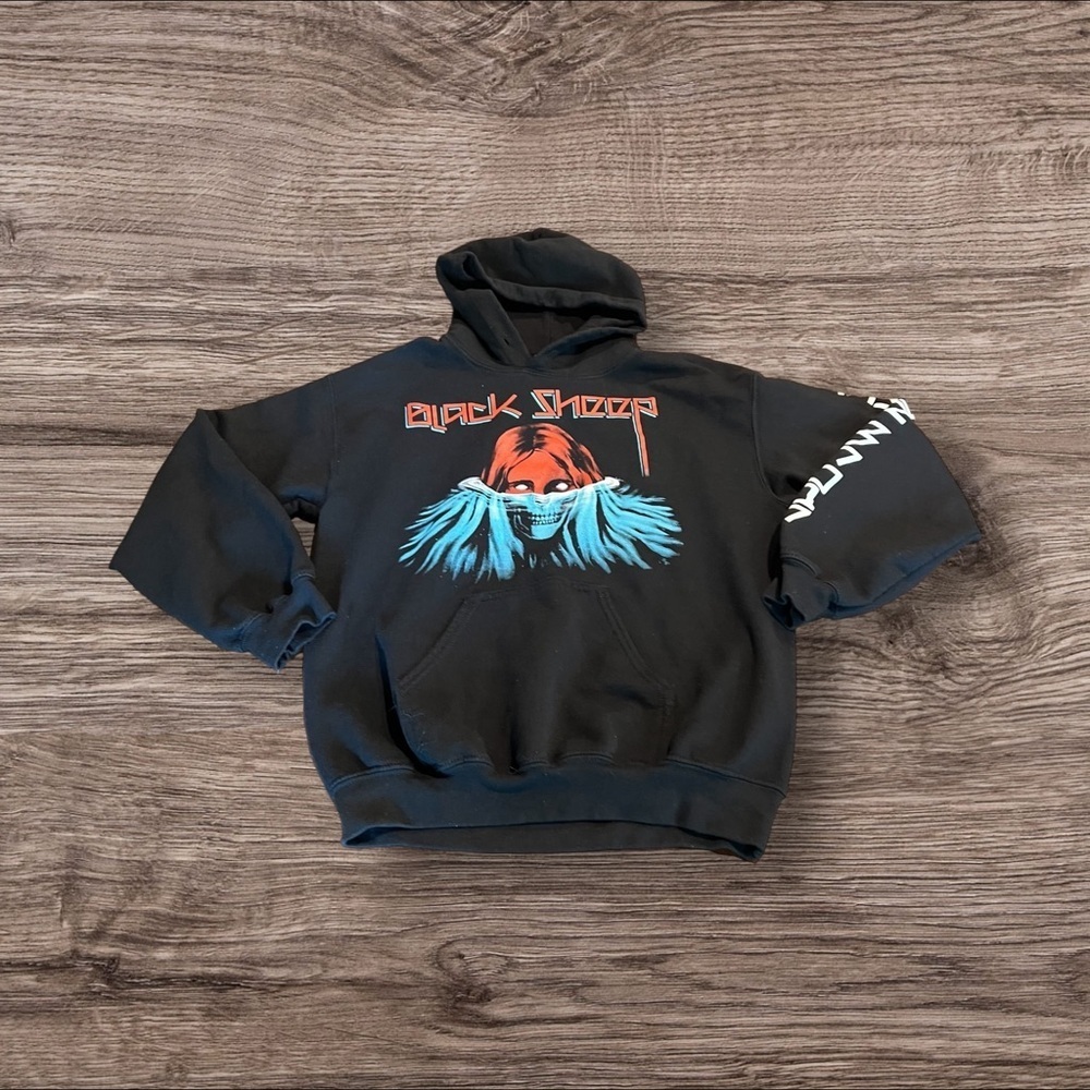 Austin Meade Black Sheep Men’s Graphic Sweatshirt Hoodie Size Small